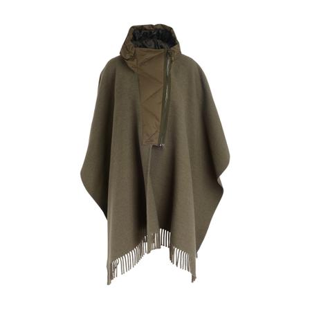 Dondup Capes Grøn, Dame Poncho, Størrelse: ONE Size