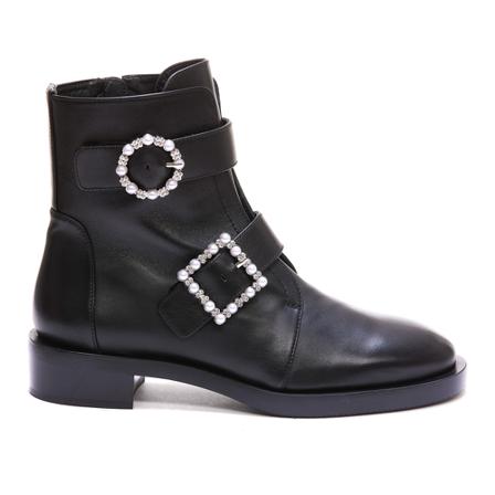 Stuart Weitzman, Boots Zwart, Dames, Maat:38 EU