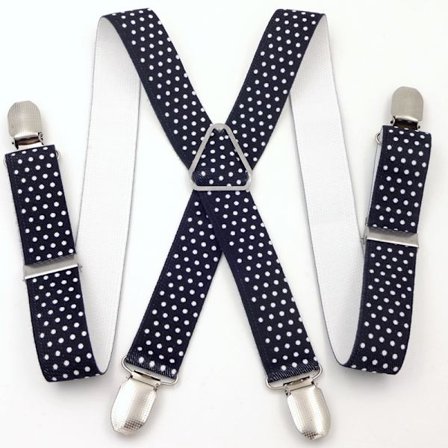 Breda, ekstra slidstærke elastiske seler til mænd