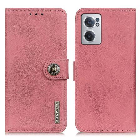Khazneh Oneplus Nord Ce 2 5g Fodral Läder Rosa