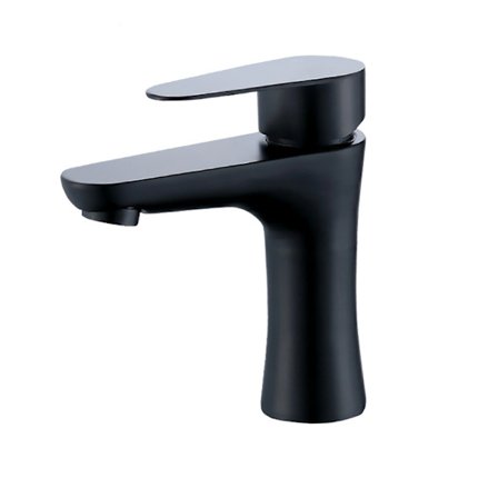 Enhåls tvättställsblandare toalett varm och kall mixer tvättställ hushållsritning