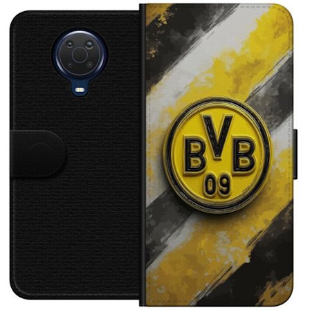 Kompatibel Tegnebogsetui til Nokia Nokia G20 Farverigt abstrakt puslespillsmønster, der symboliserer fællesskab, mangfoldighed og kreativitet i mode