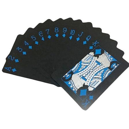 Korttipakka - Pokerikoko, musta-punainen