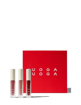Uoga Uoga Uoga Uoga Lipgloss Trio (Foxberry, Neonberry, Summerberry) - Nude - ONE SIZE