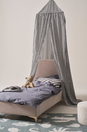 Jotex - Sengehimmel Bialy/czarny - FRANNY - Kjøp Sengehimler hos Jotex