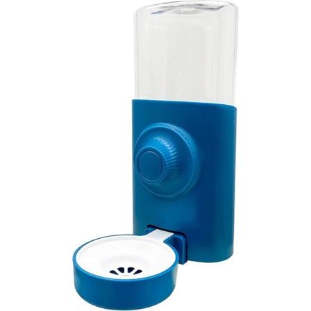 Automatisk hängande vattenflaska för husdjur, kanin, hamster, råtta, 600 ml Blue