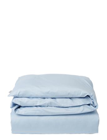 Hotel Cotton Sateen Sky Blue Duvet Cover Home Textiles Bedtextiles Duvet Covers Sininen Lexington Home
