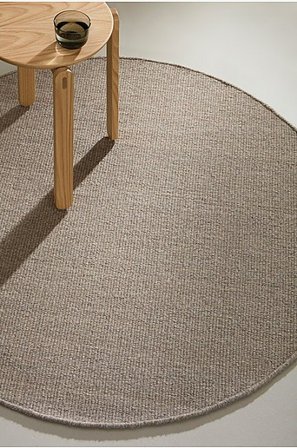 Jotex - Runder Wollteppich Baumwolle/Wolle/Viskose Einfarbig ROW - Kaufen Wollteppiche bei Jotex