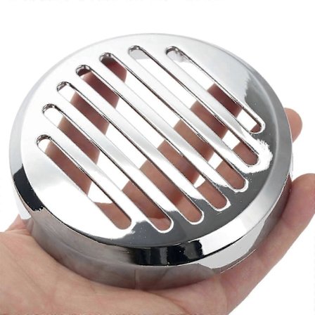 Høykvalitets motorsykkel 9cm/35 krom rund slisset grill horn deksel for Honda Cruiser Bikes Shadow VT1100/750 VT/VLX 600 VTX1300C 1800C