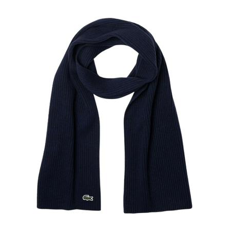 Lacoste scarf , Blauw , Heren , Maat: ONE Size Sjaals