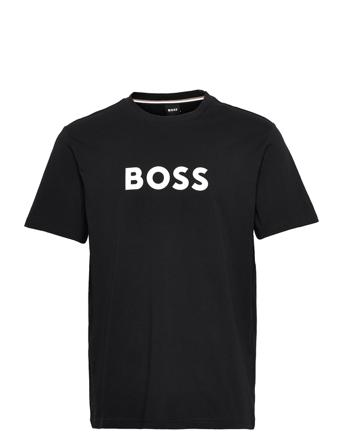 T-Shirt Rn Underwear Night & Loungewear Pyjama Tops Svart BOSS