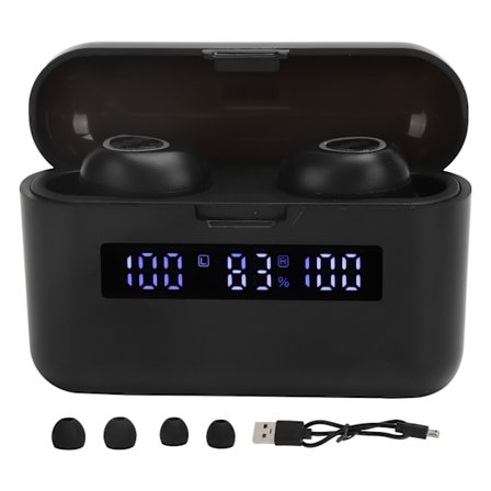 TWS-hörlurar, bärbar touchkontroll, trådlösa Bluetooth-hörlurar, stereo-sporthörlurar R9