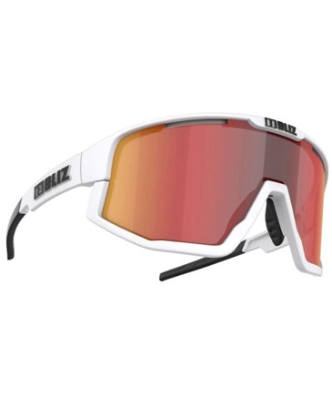 Bliz Fusion Matte White Smoke w Red Multi