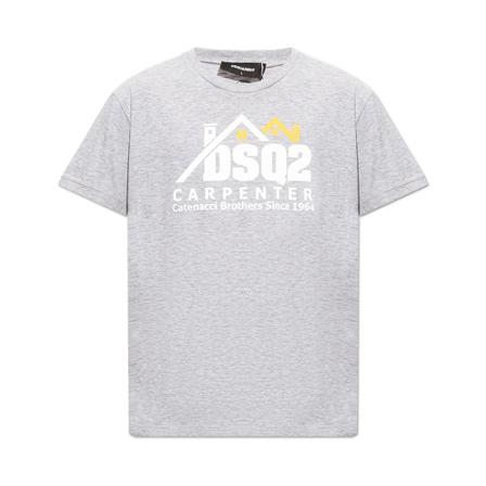 Dsquared2 Logo T-shirt Grå, Herre T-shirts