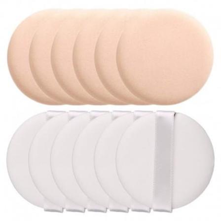 4-pack Puderpuff Med Fingerficka Rosa