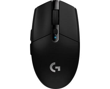 Logitech G305 Lightspeed Wireless Mouse - Black - Snabb trådlös gamingmus med HERO-sensor - Trådlös gamingmus