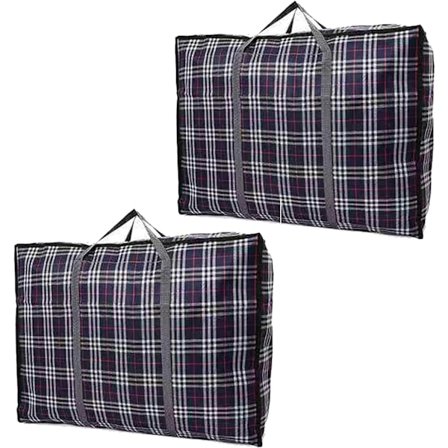Extra stora förvaringsväskor, Tote Moving Luggage Bag 118L(2-pack), Klädförvaring med stor kapacitet