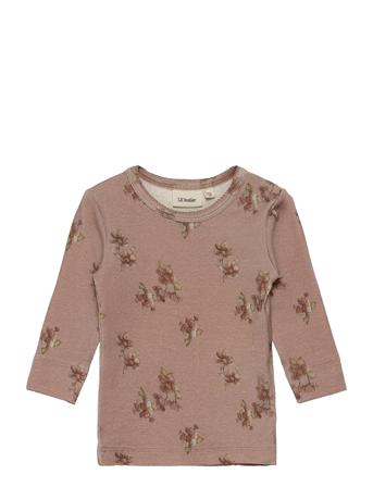 Nbfgaya Ls Slim Top Pink Lil'Atelier
