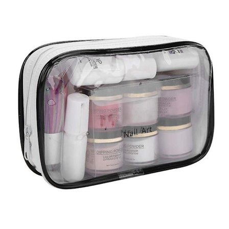 Negle Dyppe Pulver Sæt Neglekunst Pulver Top Base Coat Gel Børste Manicure Værktøjer