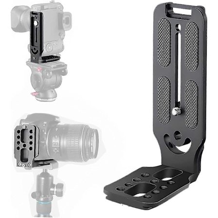 Dslr Kamera L Beslag Vertikal Horisontal Skiftende Stativ Hurtigudløserplade Til Canon Nikon Sony Dji Osmo Ronin Zhiyun Stabilisator