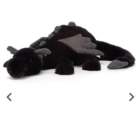 Jellycat Onyx Drage Plyslegetøj Stor 50cm