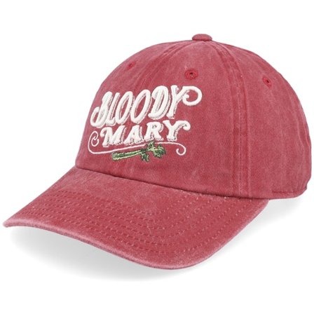 American Needle - Rouge unconstructed Casquette - Bloody Mary Archive Cocktail Dark Red Dad Cap @ Hatstore