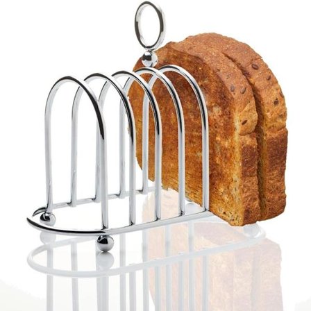 Viktoriansk toast holder, Stål, Toaststativ, Sølv