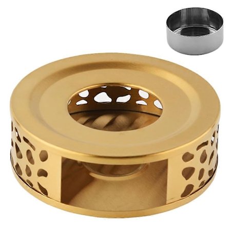 Rund Tekandevarmer i Rustfrit Stål med Teligholder