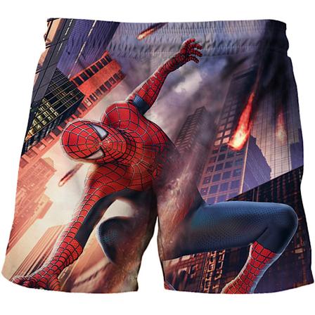 Poikien Spiderman-uimashortsit Uimapuvut kes n lapsille 5-10 vuotta B B 120cm