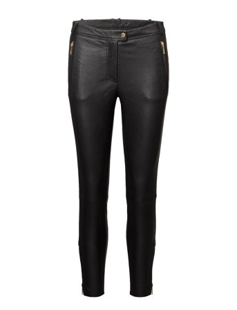 7/8 Pants W/Zipper Pocket And Zipper At Bottom Black DEPECHE