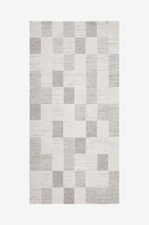 KM Home - Luggteppe Bella - Grå - Lugg- & ryetepper - 80X250 - Fra Homeroom