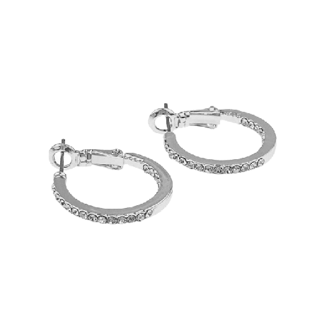 SNÖ of Sweden Story Small Ring Ear Örhängen Dam Silver ONESIZE