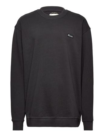 Textured Crew Neck Sweat Sweat-shirt Genser Svart Penfield