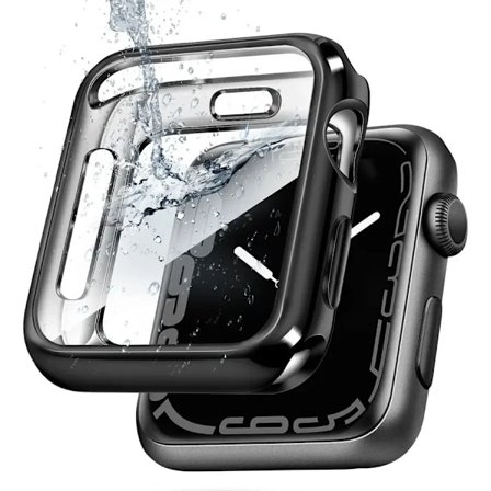 TPU-skal för Apple Watch Series 9 8 7 6 5 4 3 SE 41mm 45mm 42-44mm-40mm skärmskydd Tillbehör för Apple Watch armband
