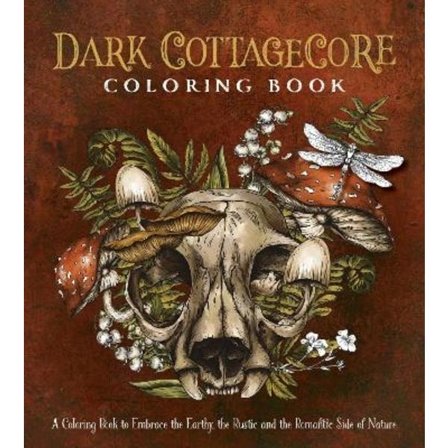 Dark Cottagecore Coloring Book 9780785847915