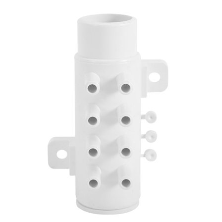 Spa Hot Spring Tub PVC Vannrør 8 Port Rørleggerfordeler Separator Tilbehør