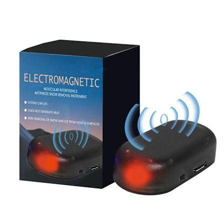 Antifrys Elektromagnetisk Bil Snöborttagningsenhet 2025 Uppgradering Bil Interferens Frostskyddsmedel Instrument Elektromagnetisk Bil Snöborttagning