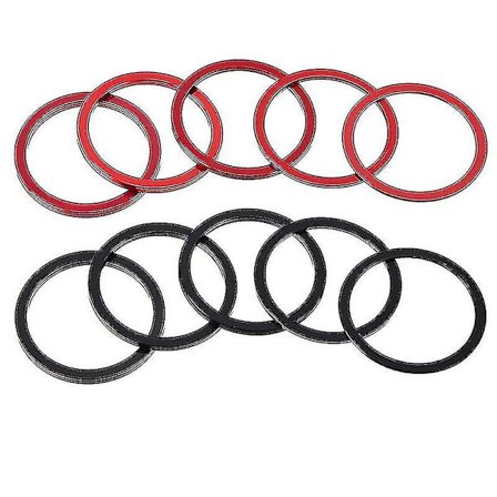 10 stk. Cykel 7 8 9 10 11 Speed Kassette Styrehjul Nav Spacere 1mm 1.5mm 2mm 2.5mm 3mm Krank