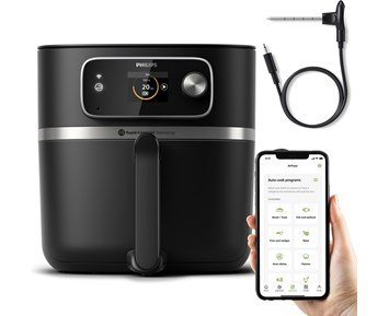 Philips HD9880/90 - Airfryer med stor kapacitet & integrerad stektermometer