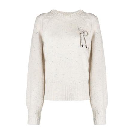Twinset, Sweatshirts Biały, Kobieta, Rozmiar: M