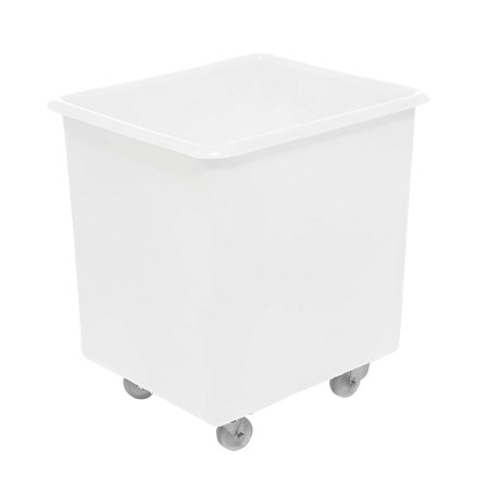 Mobile container truck, 690x620x530 mm, 135 L, white