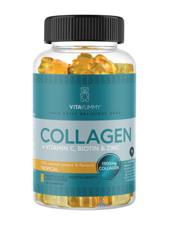 VitaYummy Collagen, Tropisk frukt, 60 stk.