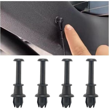 Pieces Bil Bakre Hylla Rep Hängare Fästklämmor, Bil Bagagehylla Peggar, Bil Bakre Hylla Snören, Biltillbehör