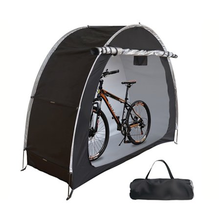 200*85*165cm Sykkel Oppbevaringstelt, Tungt Oppbevaringstelt, Folda