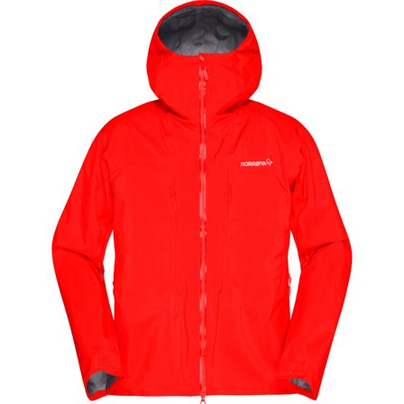 Norrøna Men's Trollveggen Gore-Tex Pro Light Jacket (2021) Men shell jackets Red L
