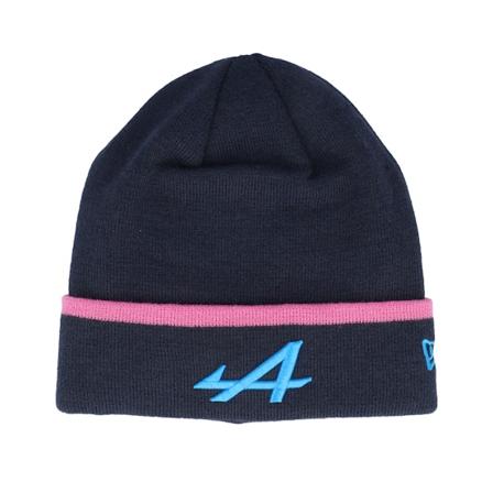 Formula One - Motor Blau Mütze - Alpine F1 24 Essential Polyana Beanie Navy Black Cuff @ Hatstore