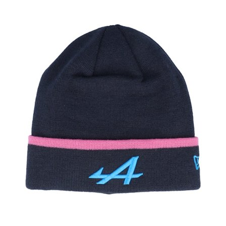 Formula One - Motor Blau Mütze - Alpine F1 24 Essential Polyana Beanie Navy Black Cuff @ Hatstore