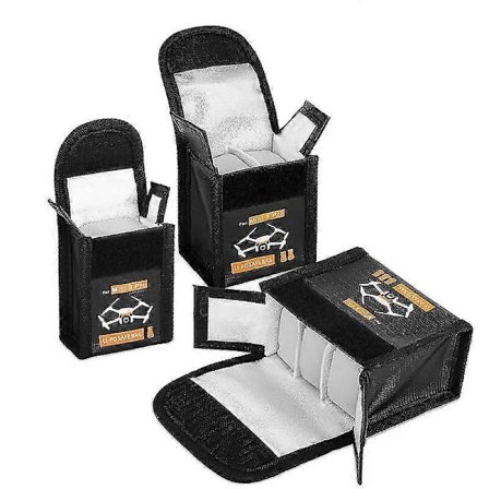 DJI Mini 3 Pro / Mini 4 Pro -drone LiPo-akulle turvalaukku, räjähdyssuojattu suojalaukku, akun säilytyskotelo, drone-tarvikkeet, kauko-ohjain (FMY)