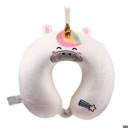 Resekudde i plysch - adoracorns astra unicorn Puckator Relaxeazzz