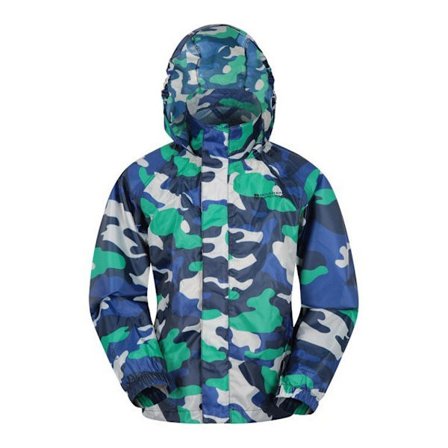 Mountain Warehouse barn/barn Pakka Camo vattentät jacka Z X